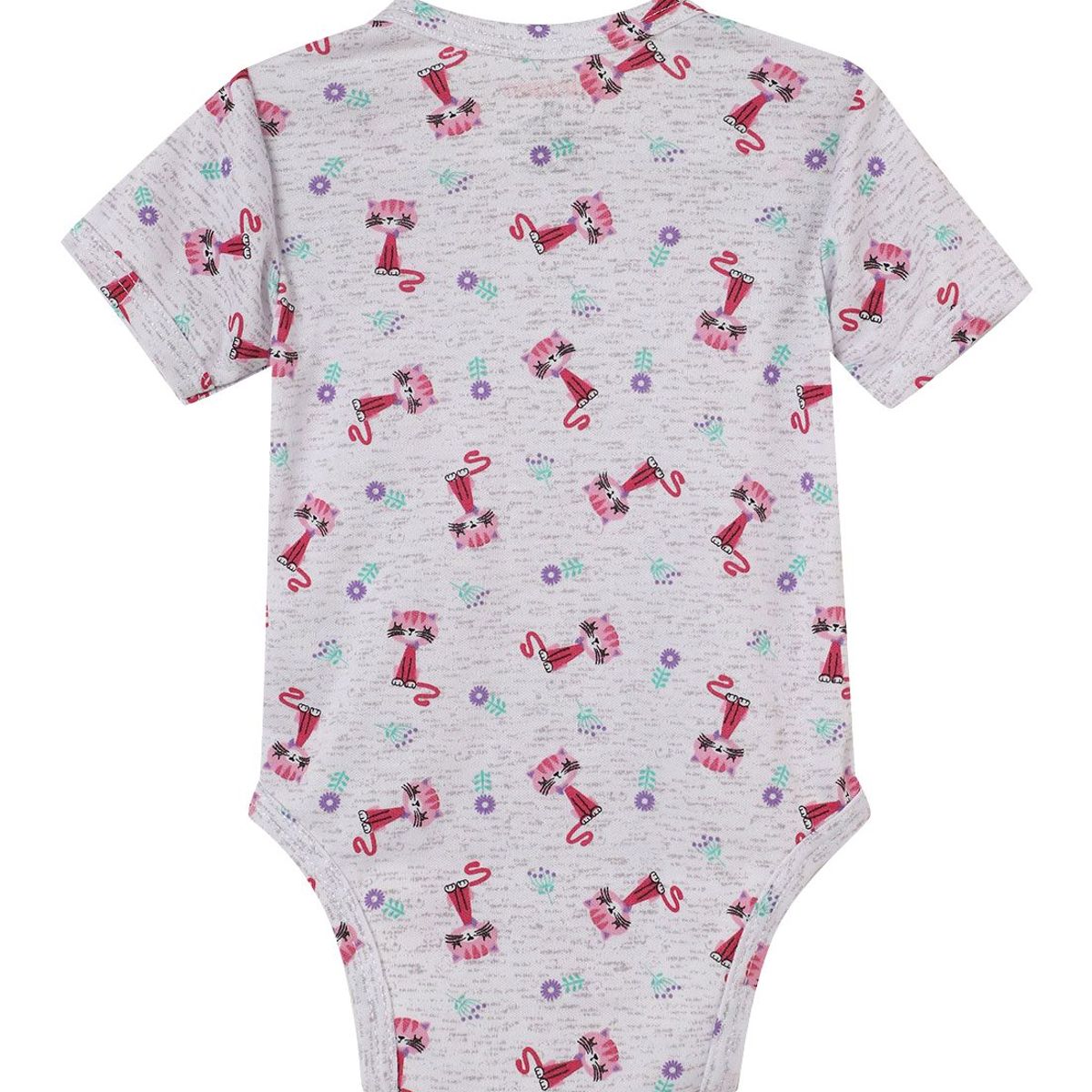 SANTANA - Body Estampado Bebé Manga Corta Niña Santana Fucsia