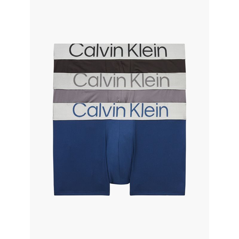CALVIN KLEIN - 3 Pack De Bóxer Steel Low Rise Trunk En Microfibra Calvin Klein