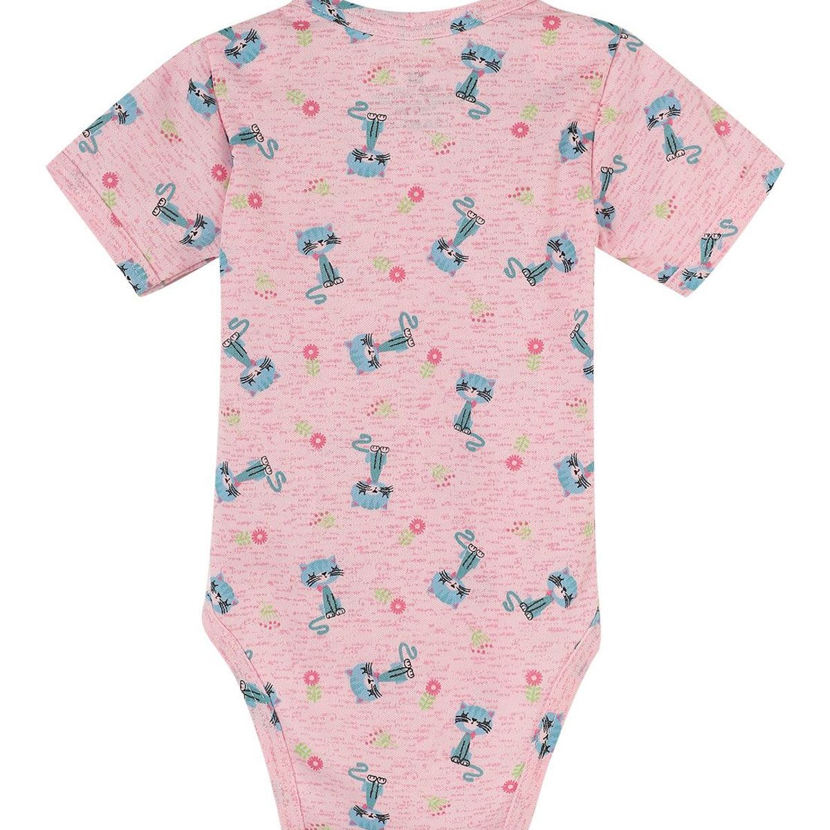 SANTANA - Body Estampado Bebé Manga Corta Niña Santana Rosado Oscuro