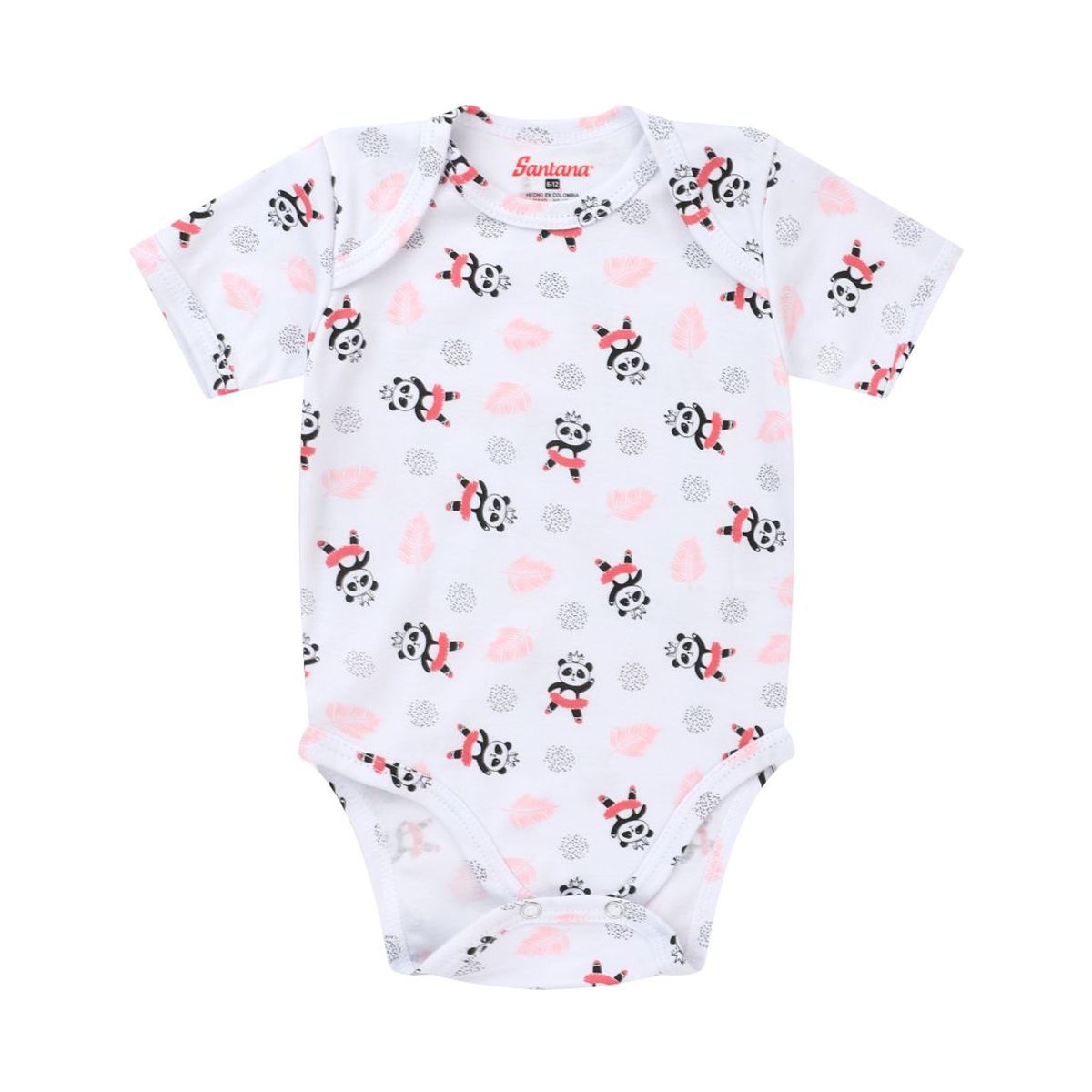 SANTANA - Body Estampado Bebé Manga Corta Niña Santana Melón