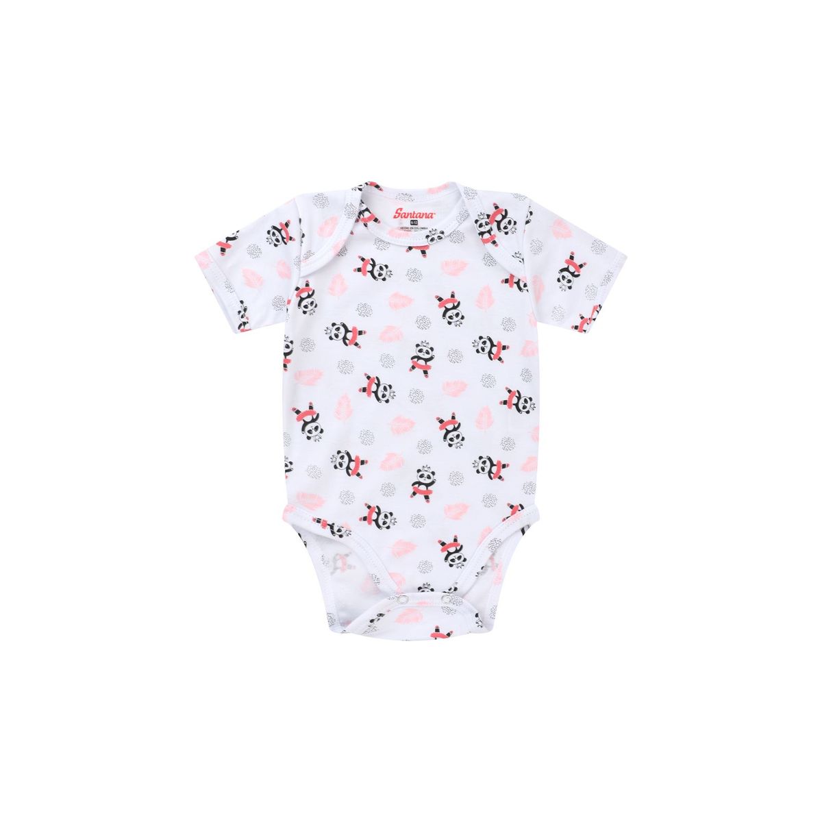 SANTANA - Body Estampado Bebé Manga Corta Niña Santana Melón