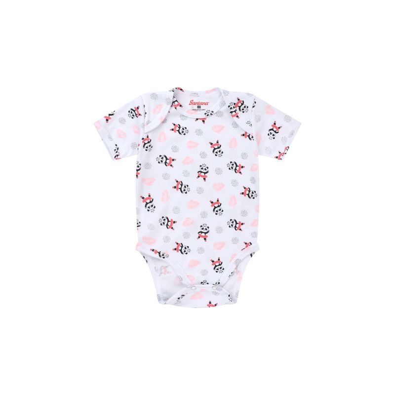 SANTANA - Body Estampado Bebé Manga Corta Niña Santana Melón