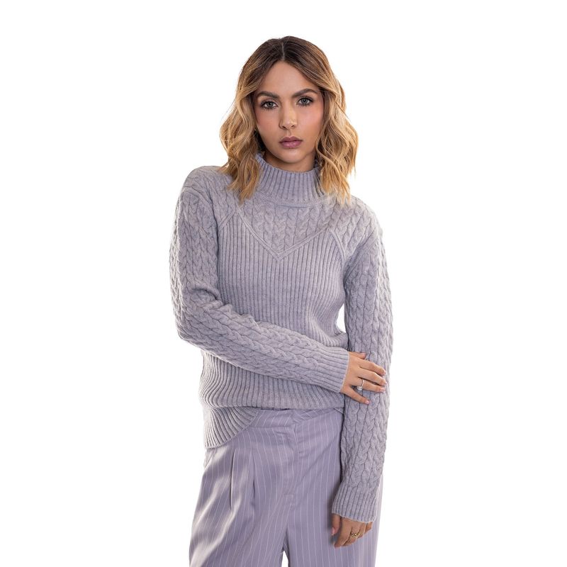DREAMER - SWEATER CUELLO ALTO PARA MUJER_.