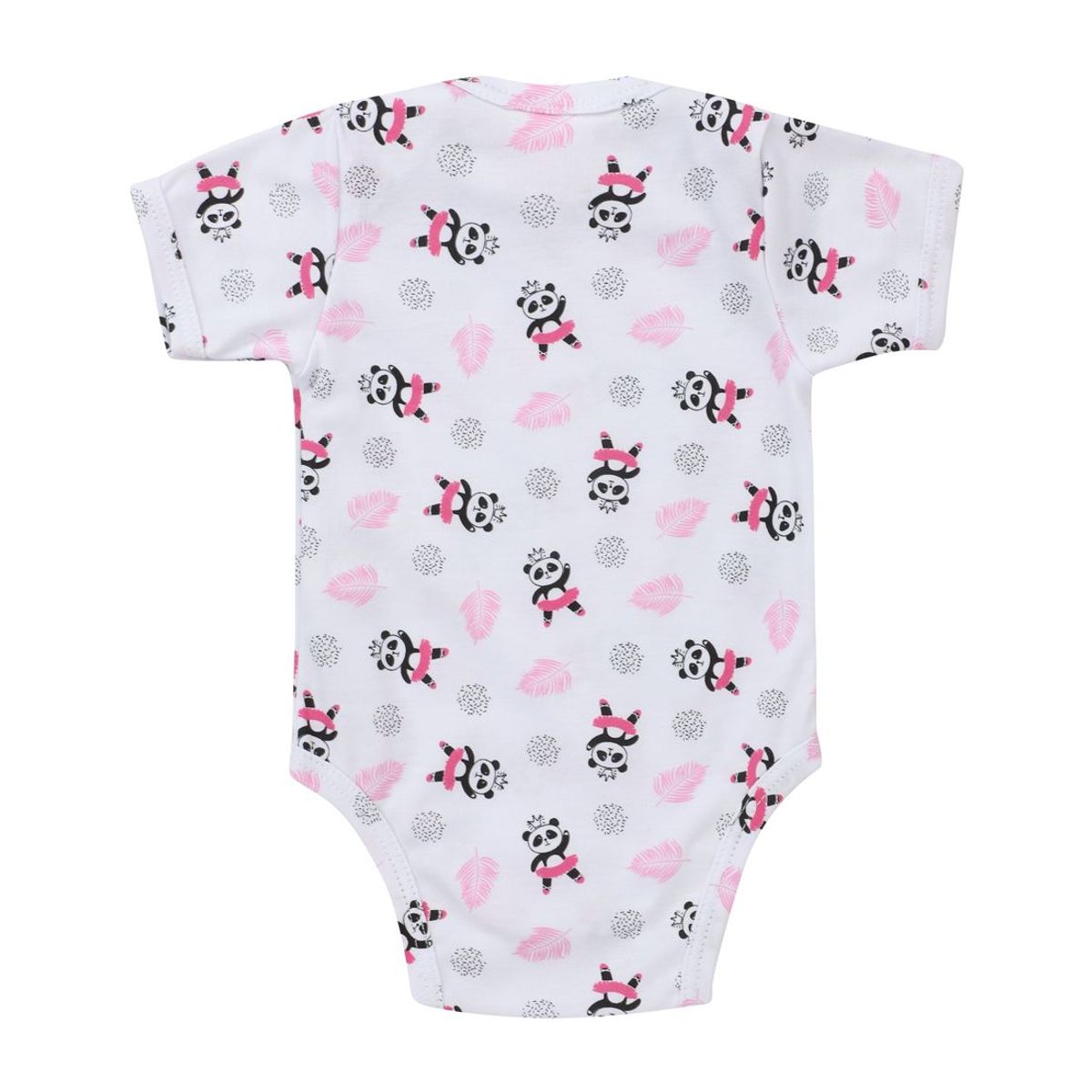 SANTANA - Body Estampado Bebé Manga Corta Niña Santana Negro