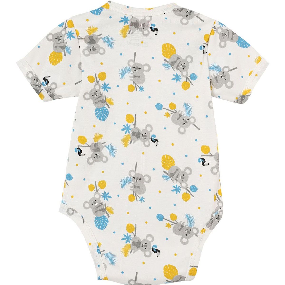 SANTANA - Body Bebé Manga Corta Niño Turquesa