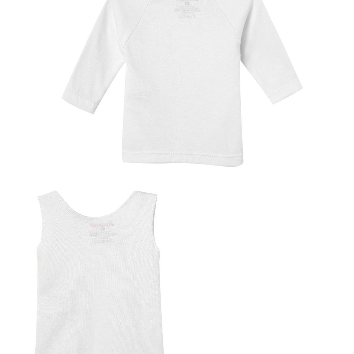 SANTANA - Juego Camiseta Manga Larga + Esqueleto Bebé Santana Blanco