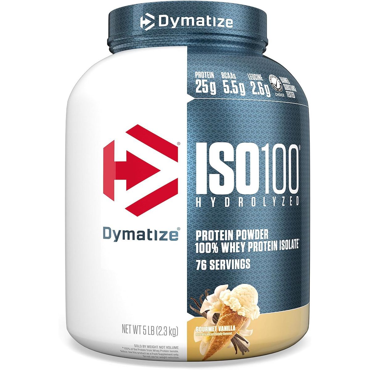 DYMATIZE - ISO 100 5 Libras Vainilla - Dymatize