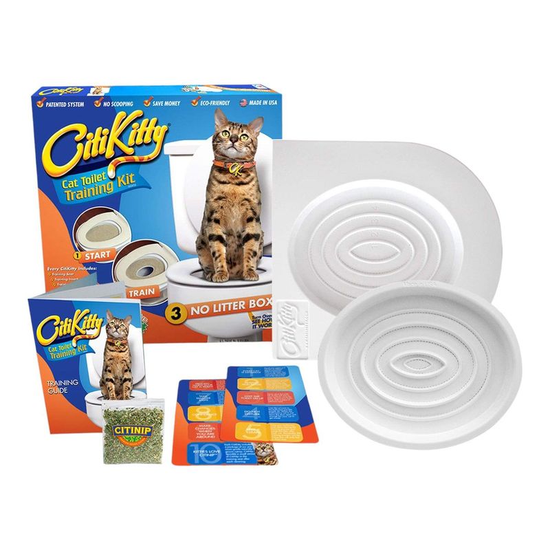 GENERICO - Entrenador de Inodoro para Gatos Facil y Eficiente