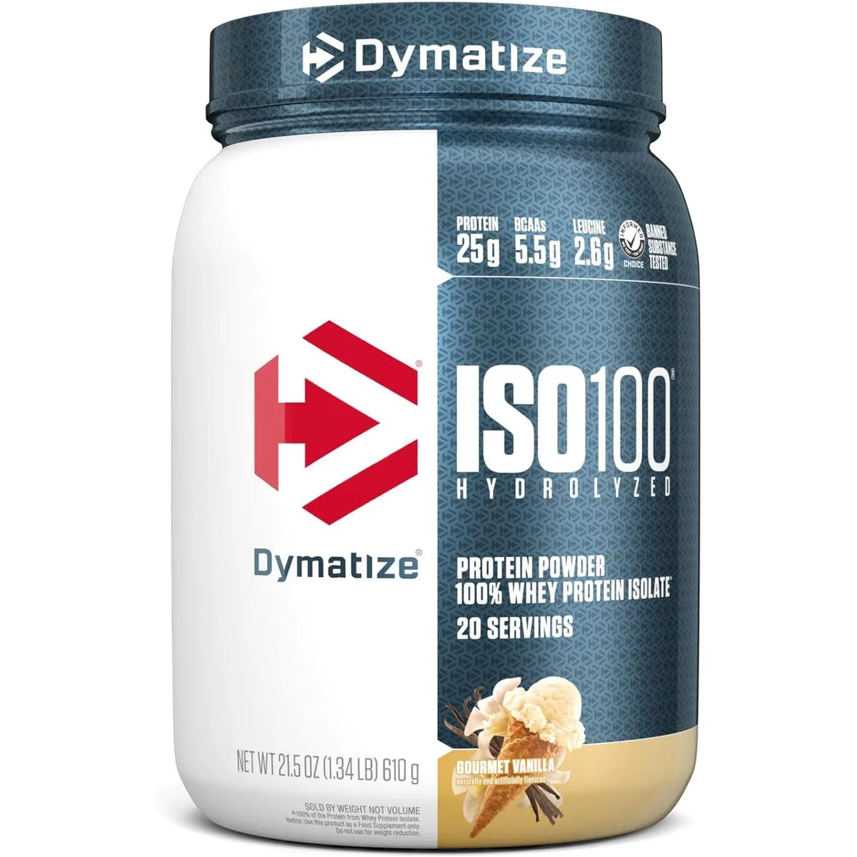 DYMATIZE - ISO 100 20 Servicios Vainilla - Dymatize