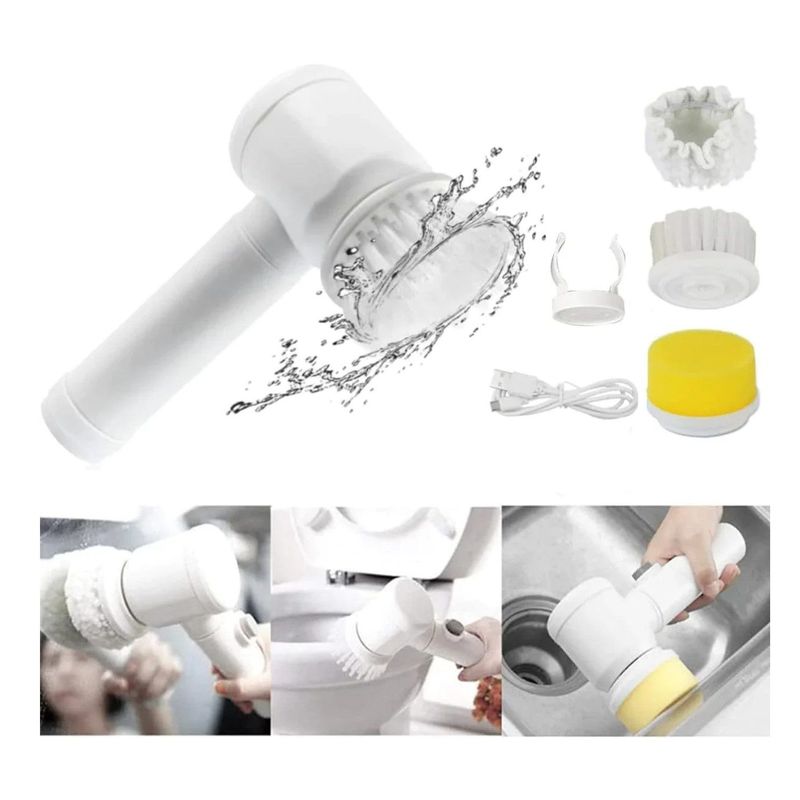 GENERICO - Cepillo Electrico Para Limpieza De Hogar Y Cocina