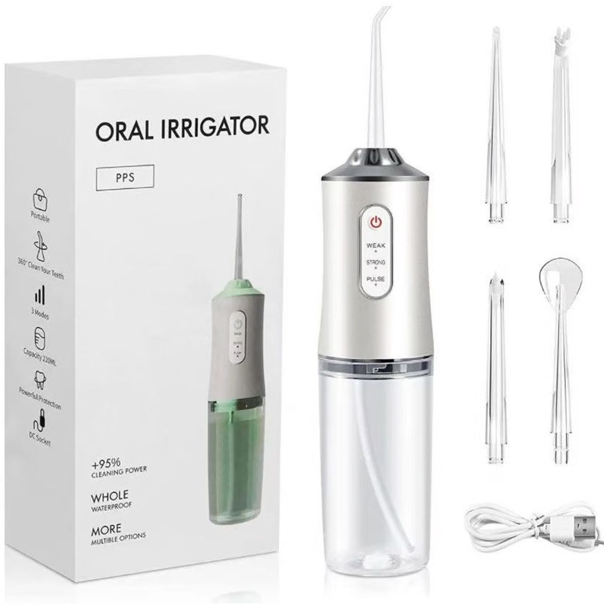 ONE PIXEL - Irrigador Oral Limpieza Dental Profunda Recargable ONE PIXEL
