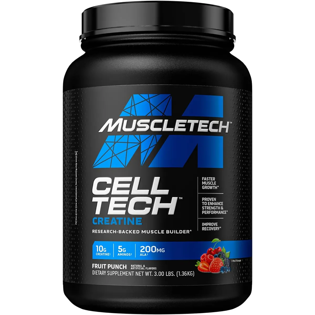 MUSCLETECH - Muscletech Cell Tech Creatine 3LB Creatina Monohidratada Ganancia Muscular
