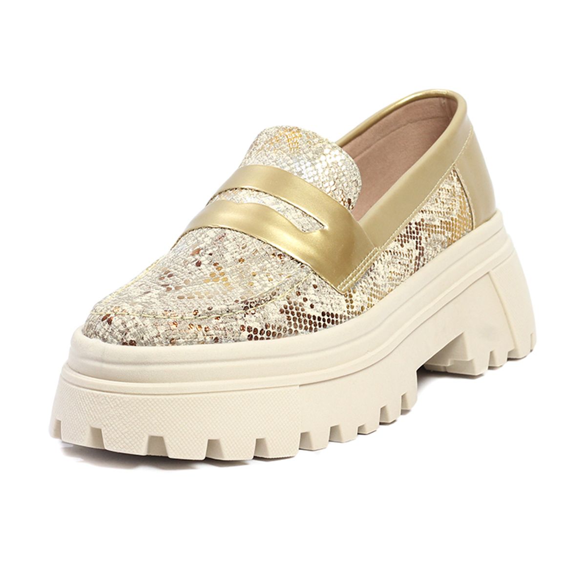 BALLERINA - Mocasines Dorado Ballerinas Moriath