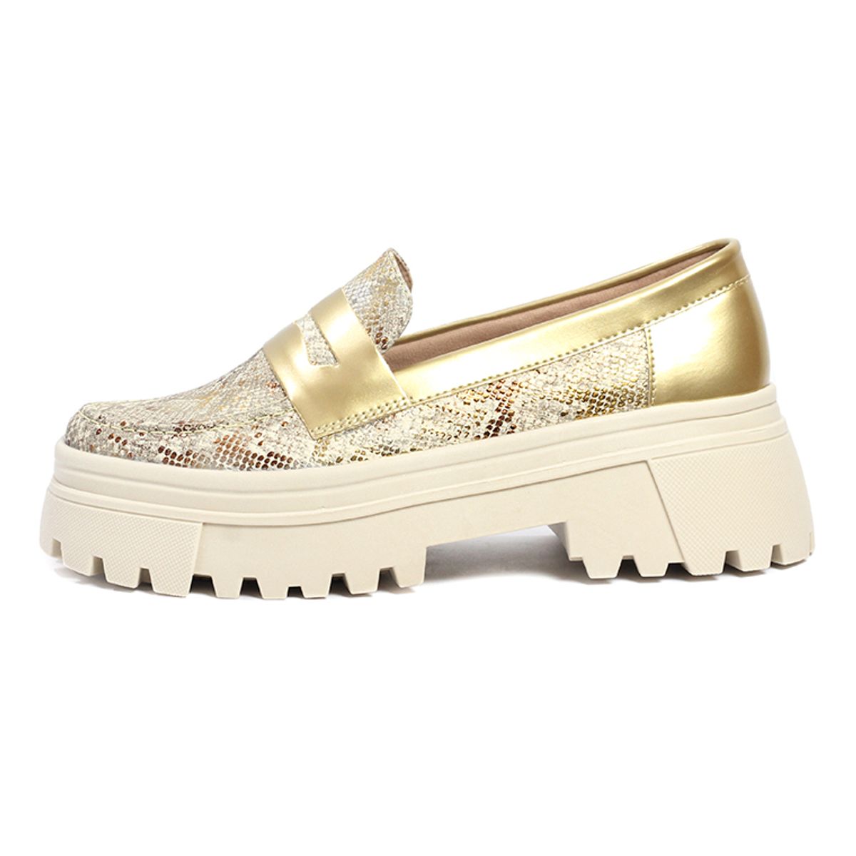 BALLERINA - Mocasines Dorado Ballerinas Moriath