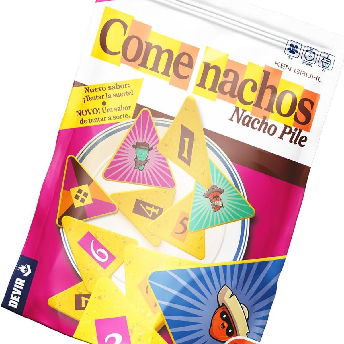 DEVIR - Come Nachos Juego De Mesa En Español Adultos Niños