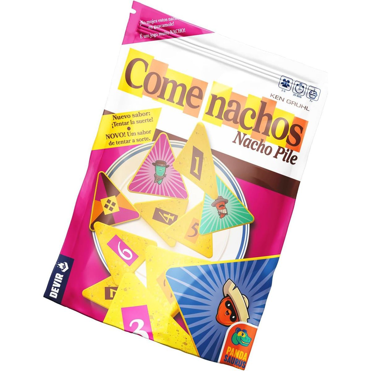DEVIR - Come Nachos Juego De Mesa En Español Adultos Niños