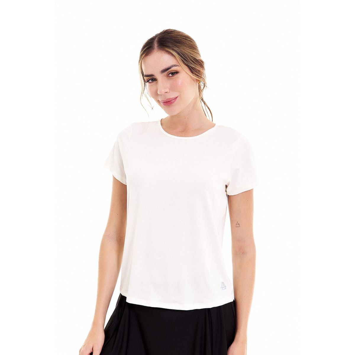 BELIFE - Camiseta Manga Corta Ivory Con Mujer Belife.-