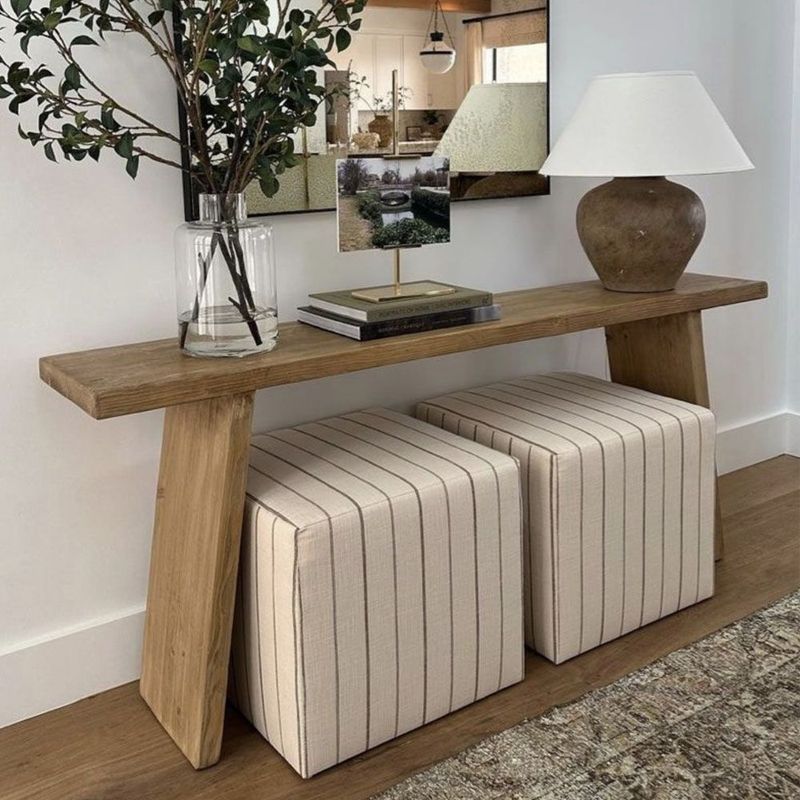 22 GRADOS DECORACION - Mesa Recibidor Hatshepsut en Roble 140x40cm 22Grados Decoracion