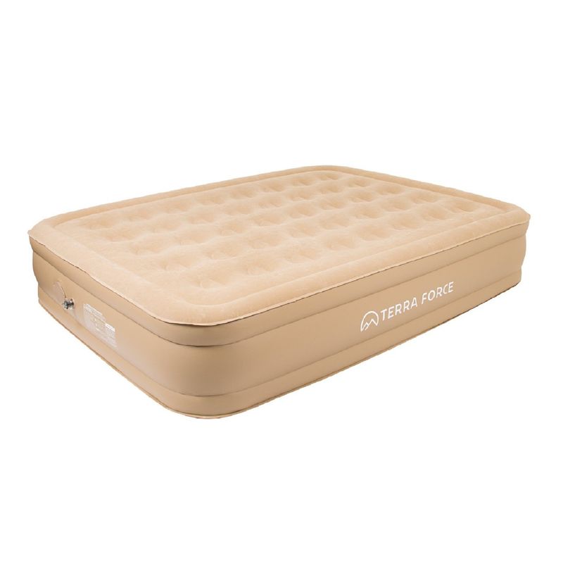 TERRAFORCE - Colchón Inflable Automático Con Batería 2 Plazas Deluxe