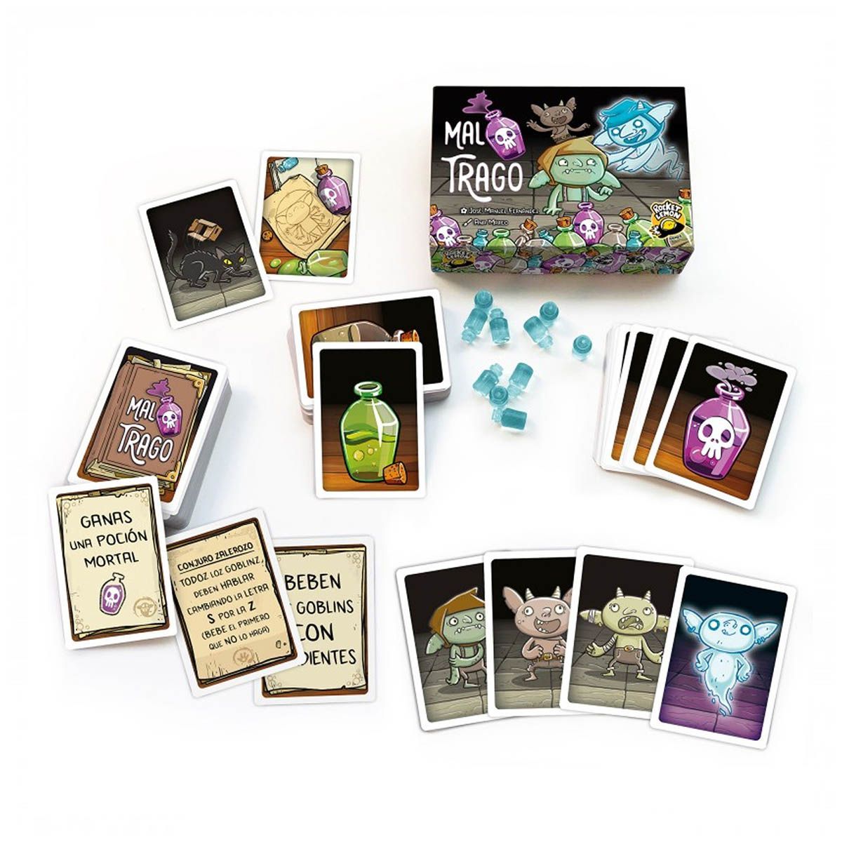 DEVIR - Mal Trago Juego De Mesa Estrategia Niños Adultos En Español