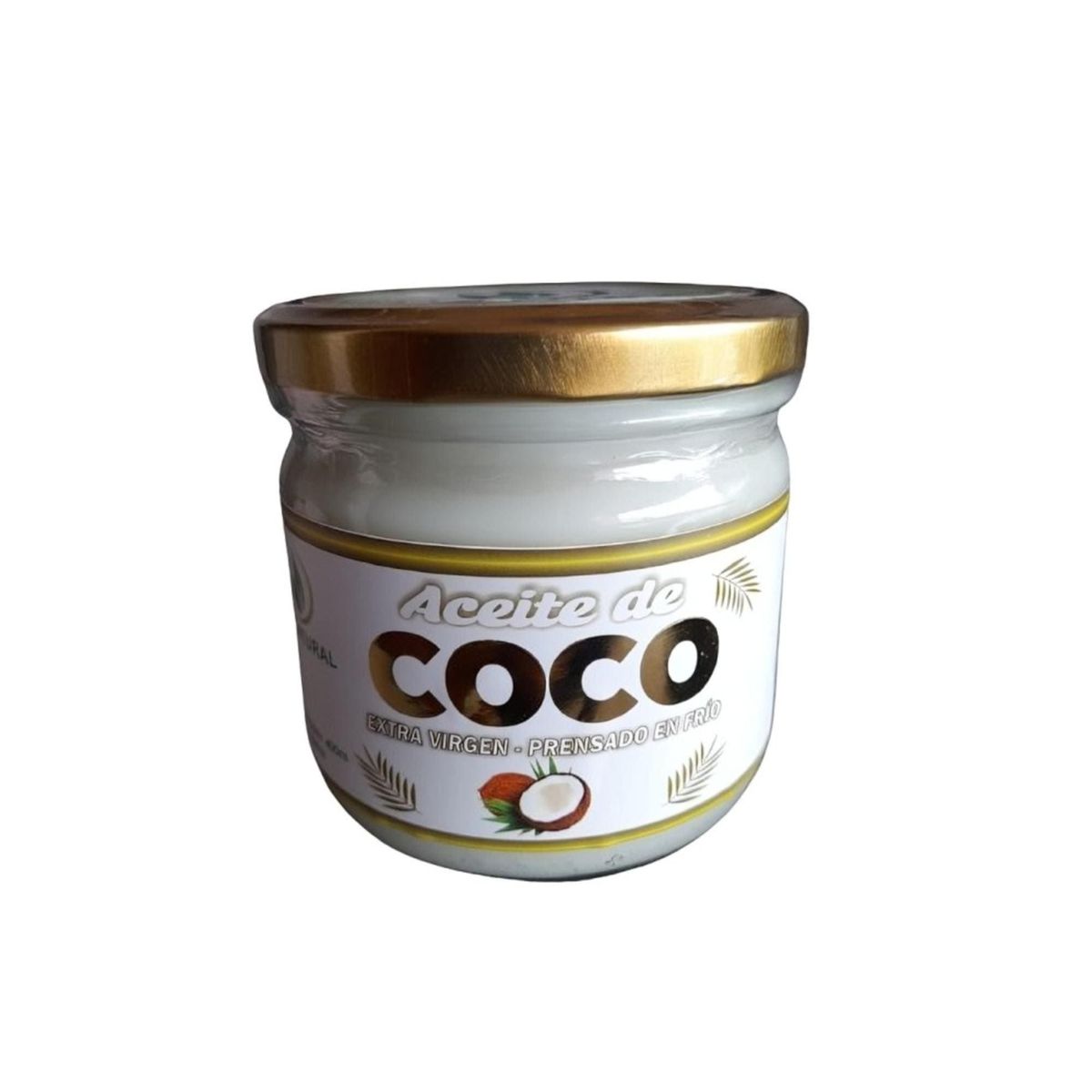 GENERICO - Aceite de coco orgánico extravirgen prensado en frío x 400ml
