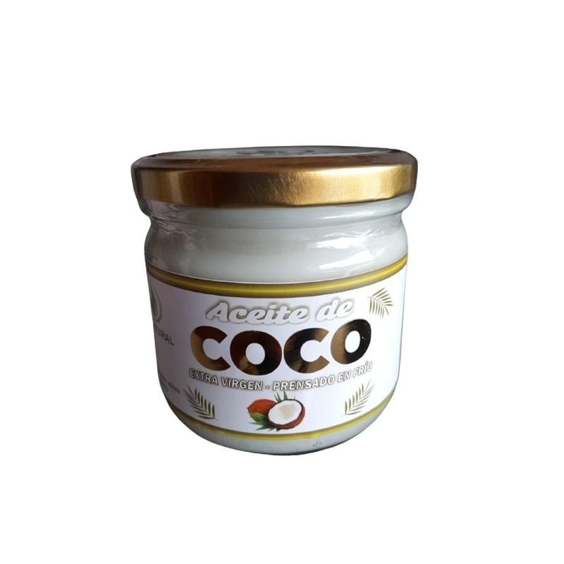 GENERICO - Aceite de coco extravirgen prensado en frío x 400ml