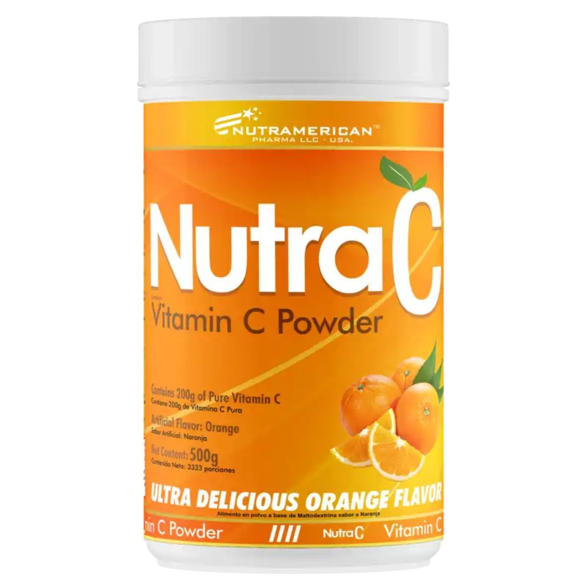 MEGAPLEX - Nutra-C Vitamina C en Polvo 2000mg x500gr