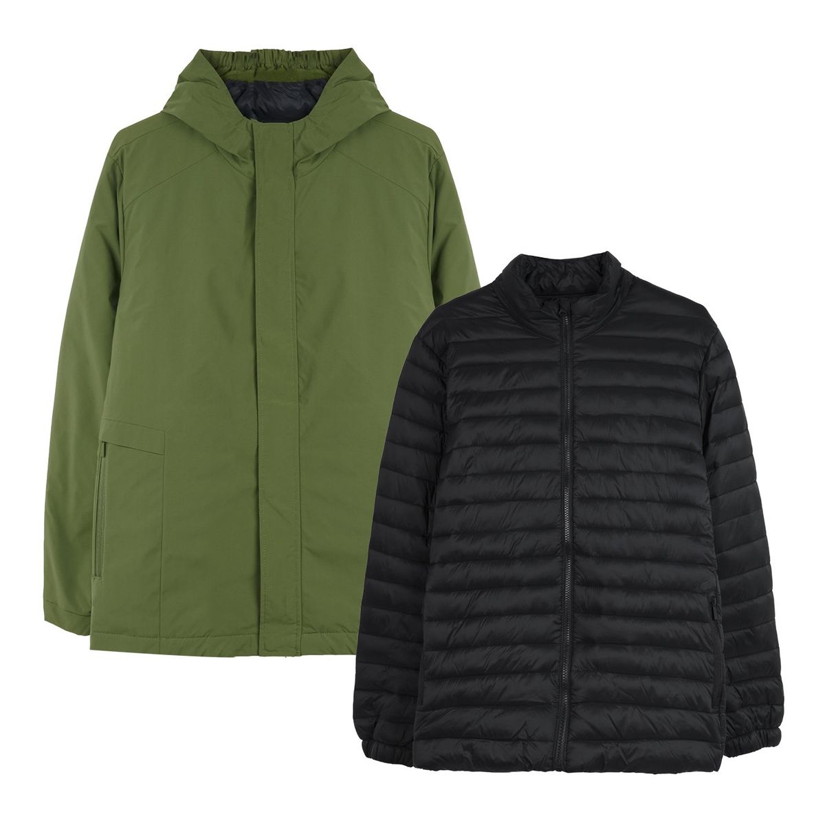 TOTTO - Chaqueta 3 en 1 Maubois Hombre Negra