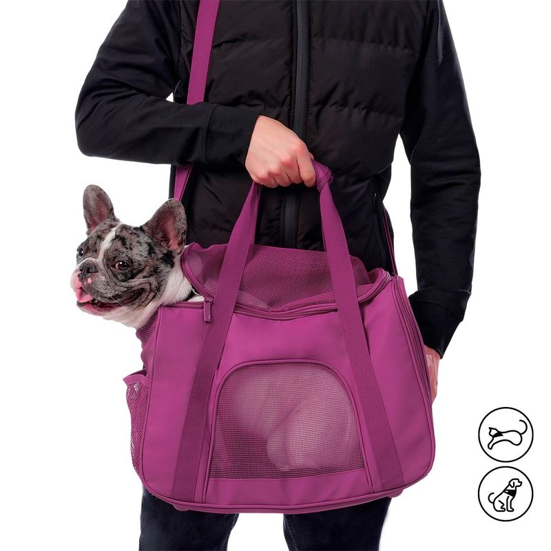 TOTTO - Tula cargadora para mascota Marley 2.0 Morado