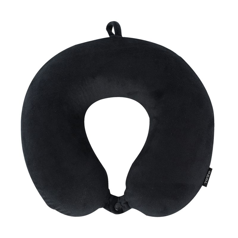 TOTTO - Almohada de Viaje Pylot con Memory Foam Negra