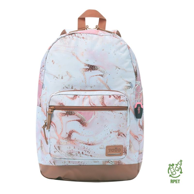 TOTTO - Morral Universitario Porta PC 14" Tocax Rosado Mujer