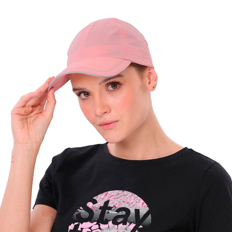 TOTTO - Gorra Para Mujer  Beisbolera Bakir Rosada