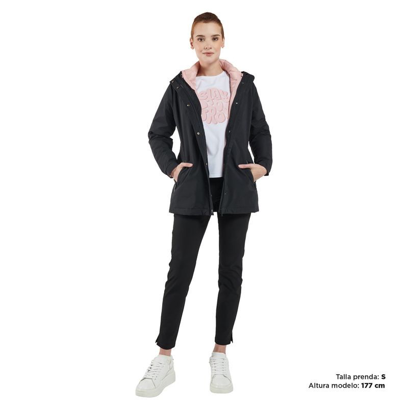 TOTTO - Chaqueta 3 en 1 Nissi Mujer Negra