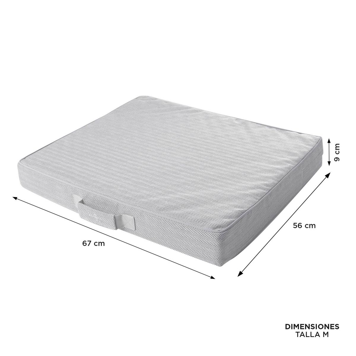 TOTTO - Cama para Perro Danko L Gris