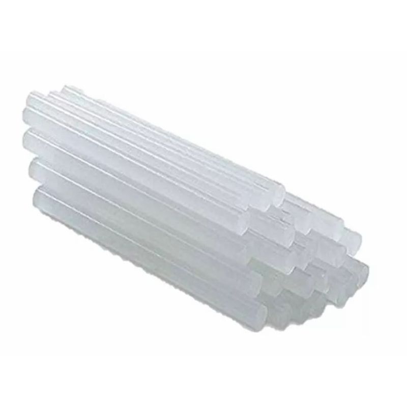 GENERICO - Silicona  Barra Transparente Gruesa x 10 Unidades