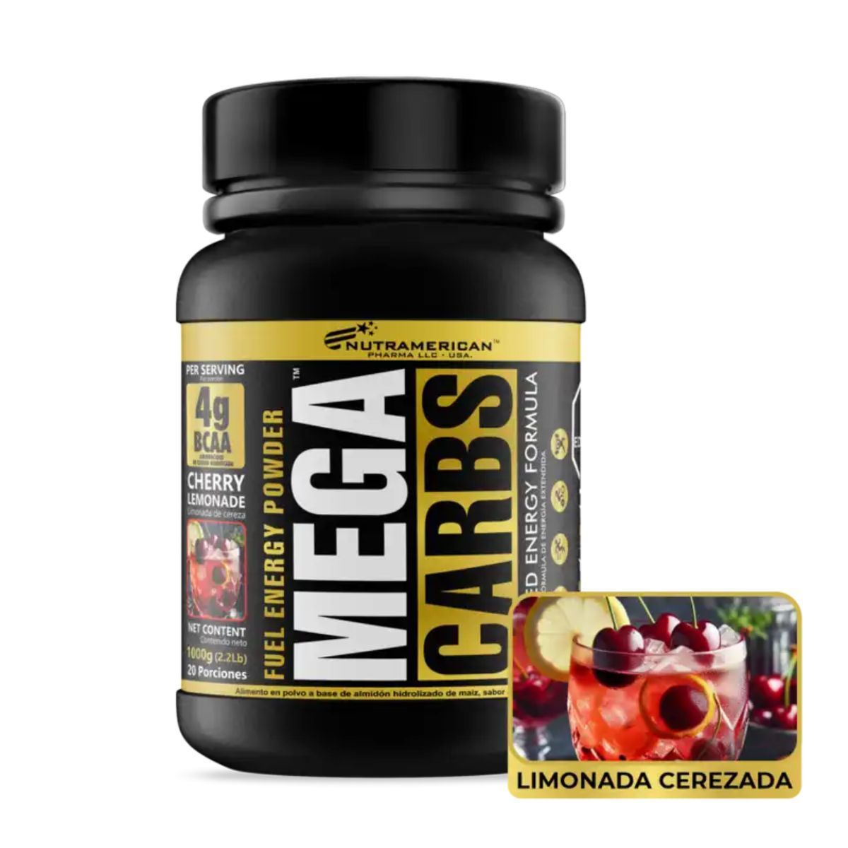 MEGAPLEX - Mega Carbs 2.2 libras Nutramerican Pharma