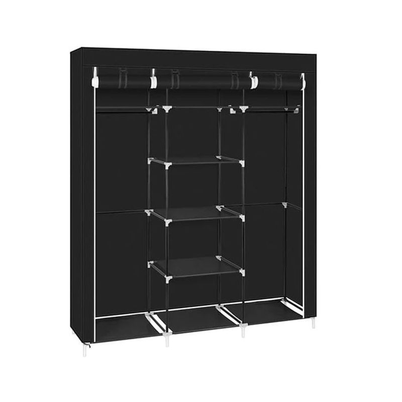 GENERICO - Closet Armario Portátil Grande Organizador De Ropa negro
