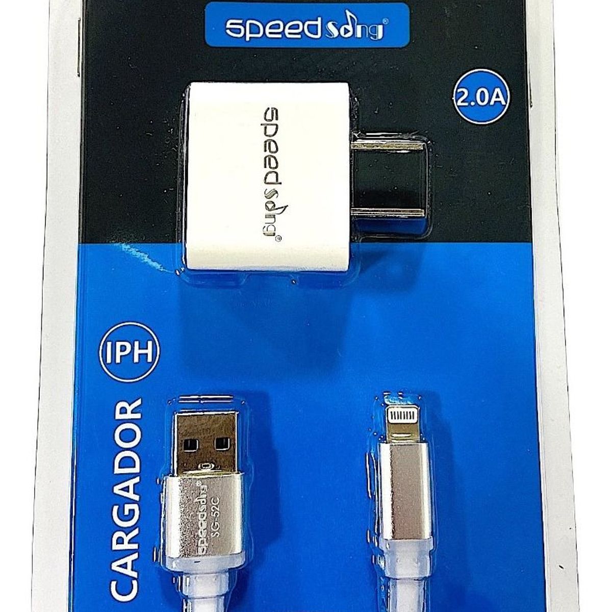 GENERICO - Cargador Para iPhone Lightning 2.0 A - Calidad Premium.