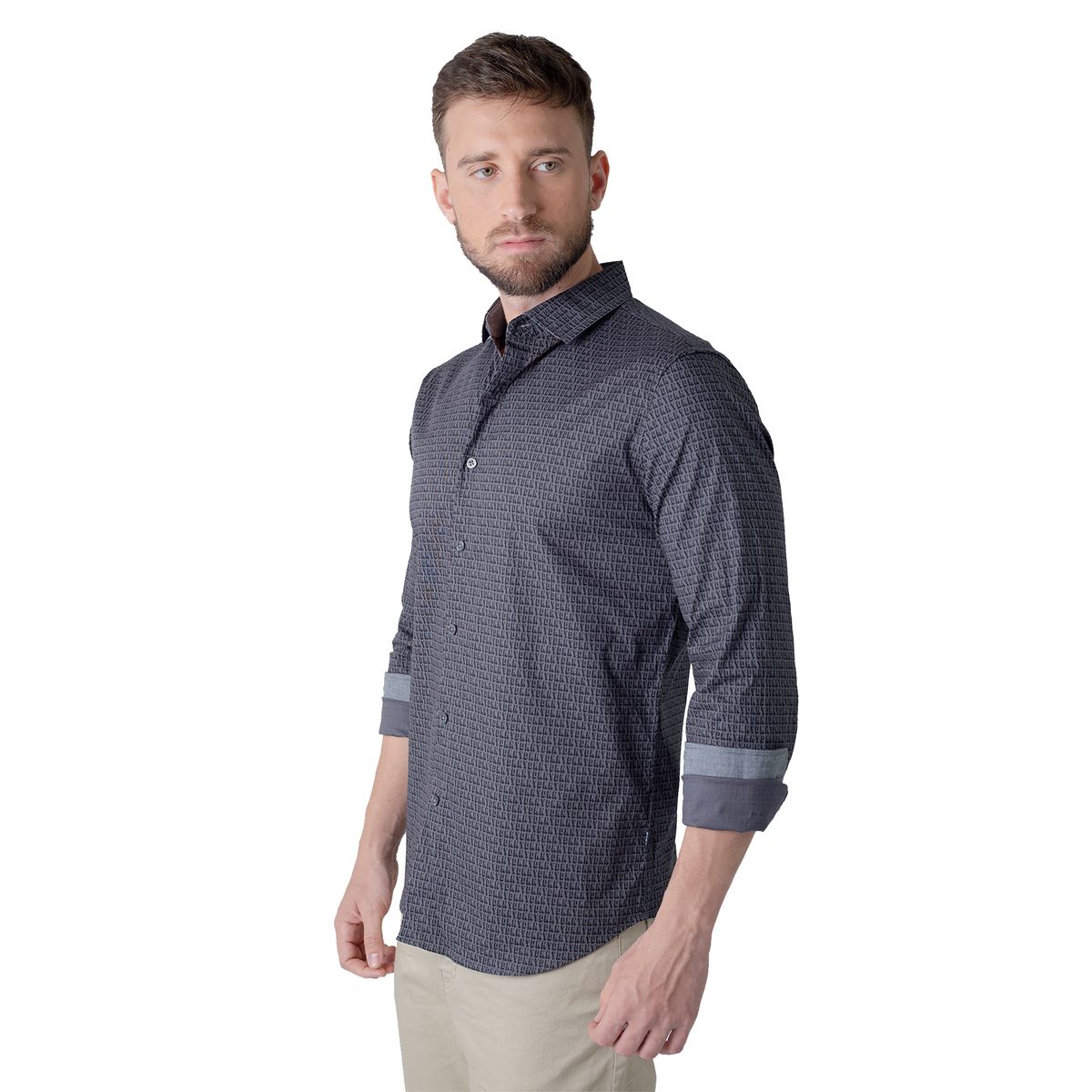DKNY - Camisa Casual Dkny Original Negro Para Hombre