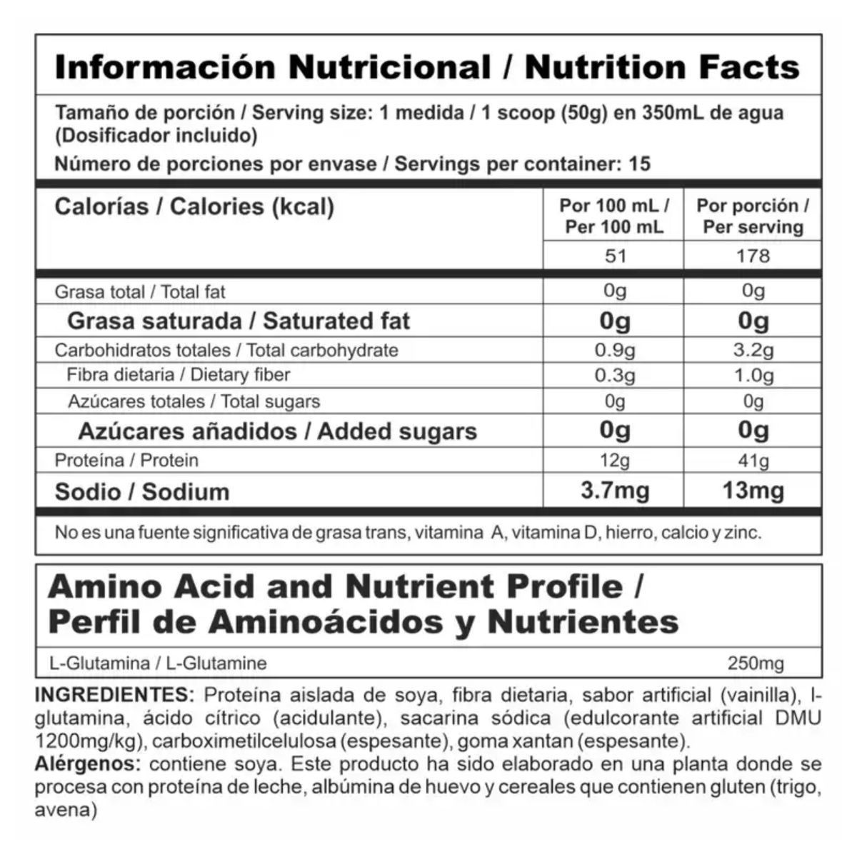 MEGAPLEX - Mega Soy 1.65 lb Proteína Aislada de Soya
