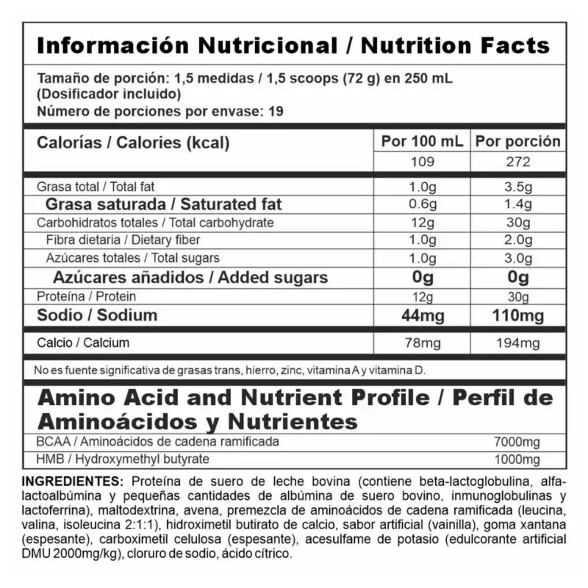 MEGAPLEX - Proteina Bi Pro Bipro Mass 3 Libras