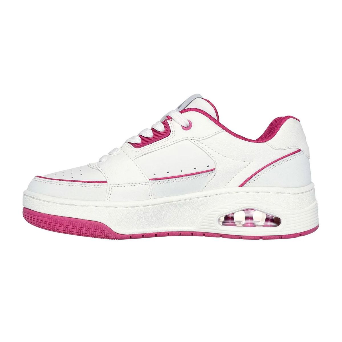 SKECHERS - TENIS SKECHERS BLANCO PARA MUJER SK UNO COURT COURTED WHITE 177710WFUS
