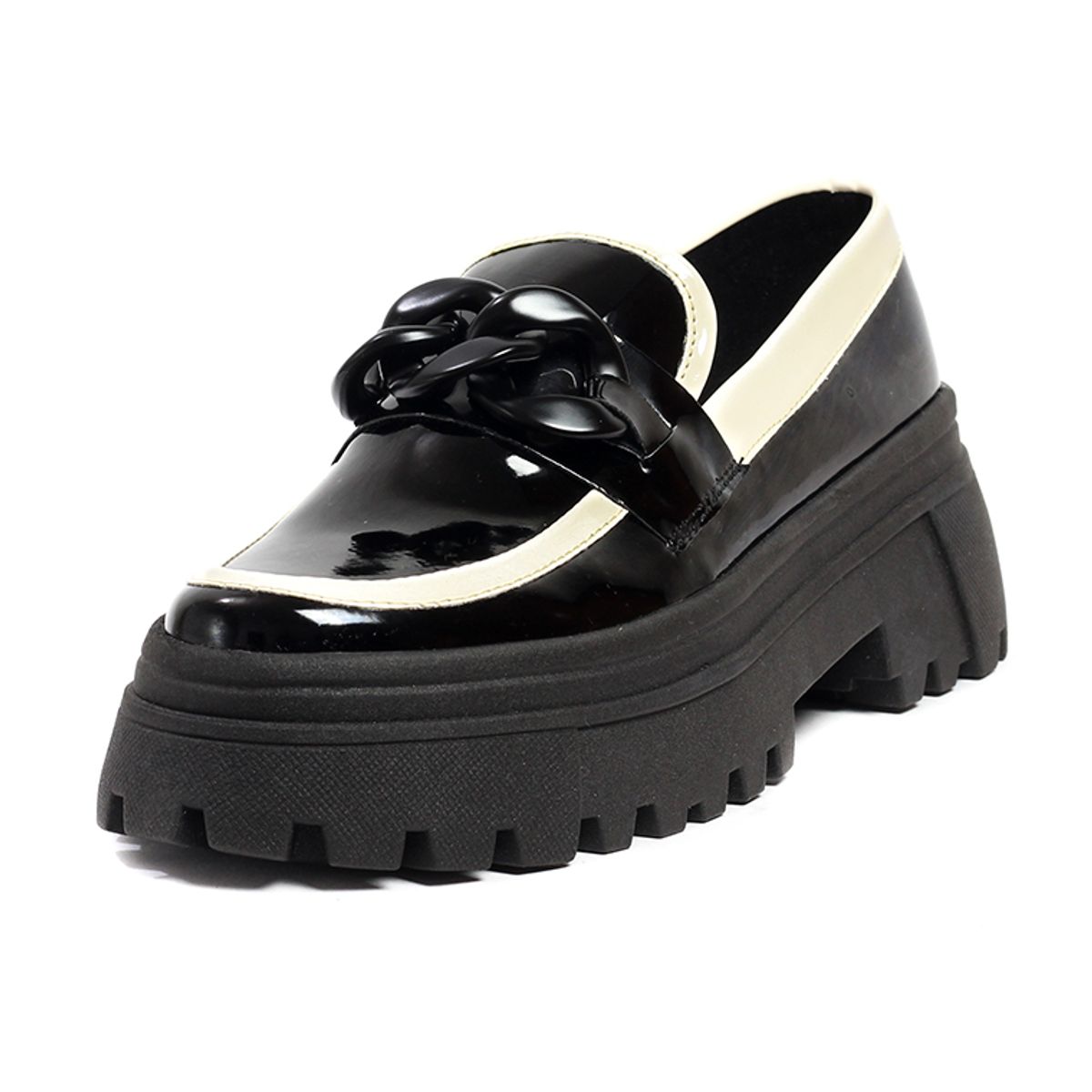 BALLERINA - Mocasines Negro x Beige Ballerinas Melissa