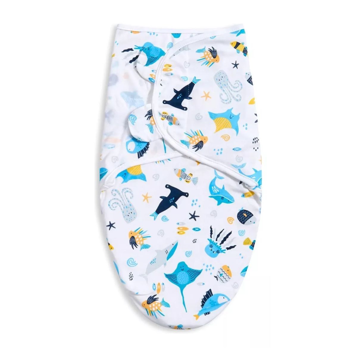 GENERICO - Envoltura Saco Swaddle dormir bebé en algodón océano