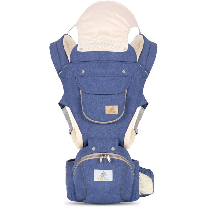 GENERICO - Cargador Canguro Portabebe Ergonómico + Gorro Gabesy