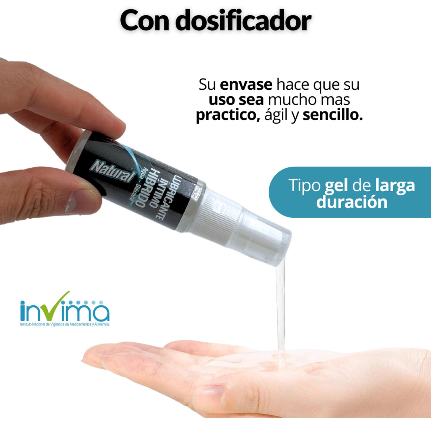 Lubricante Hibrido Base Agua Silicona Anal Vaginal 20ml GENERICO