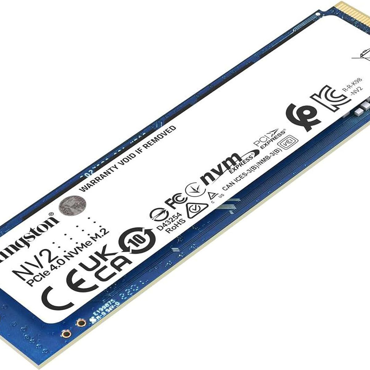 KINGSTON - Kingston SSD NV2 1TB M.2 2280 NVMe SSD PCIe 4.0 Gen 4x4