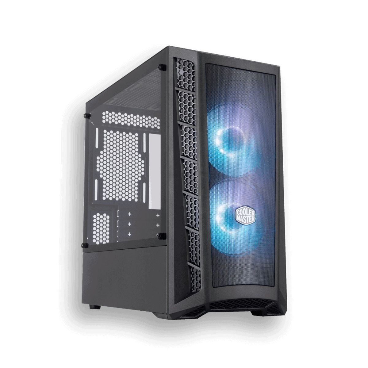 COOLER MASTER - Chasis Cooler Templado + 2 Fan Argb Master Box MB311L ARGB Vidrio