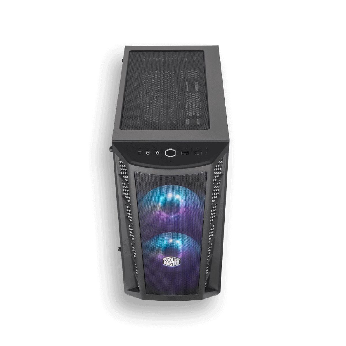 COOLER MASTER - Chasis Cooler Templado + 2 Fan Argb Master Box MB311L ARGB Vidrio