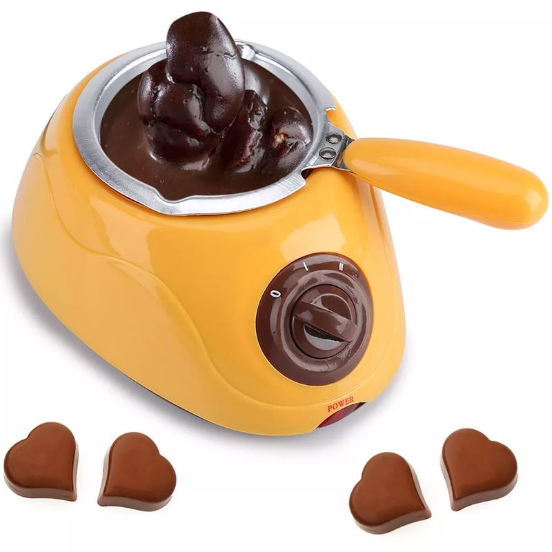 ONE PIXEL - Olla Fusión Chocolate Calentador Derretir Eléctrico Moldes Amarillo